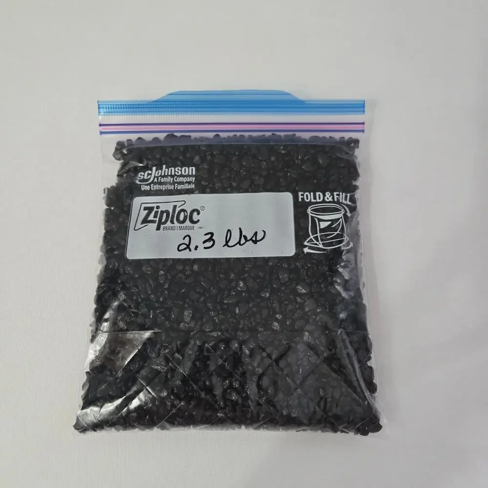 Square 3 qt Plastic Aquarium Fish Tank with Removable Lid Including Gravel